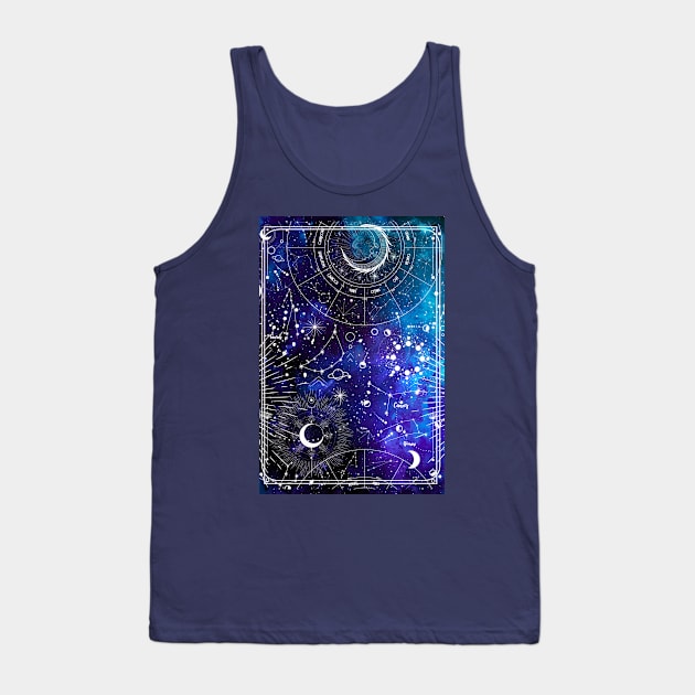 Constellations Tank Top by ElenaDanilo